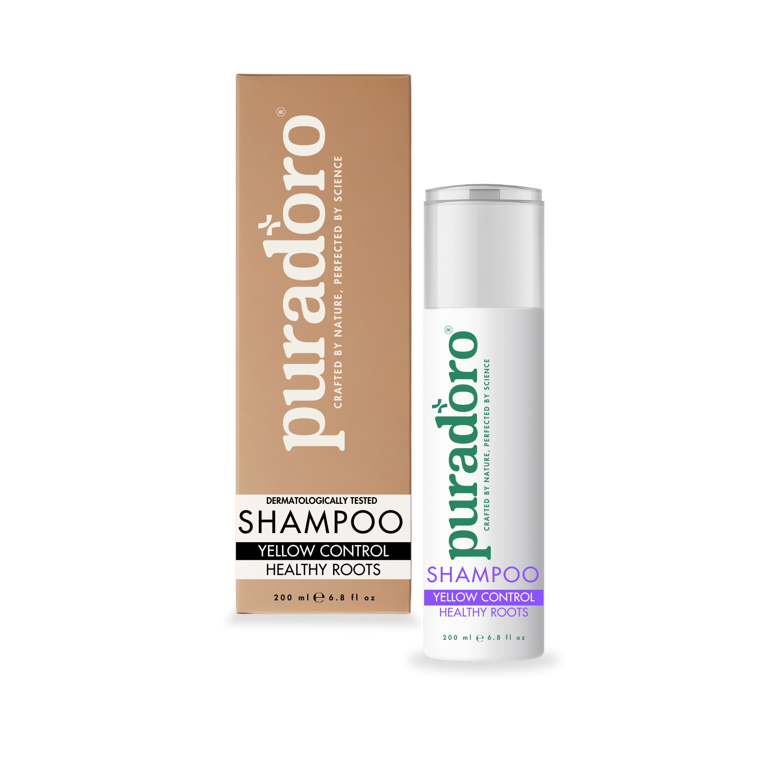 yellow shampoo Anti-Yellow Schampo & Friska Lökar – Neutraliserar gula nyanser, ljusar upp blont och grått hår 200ml - Bild 1