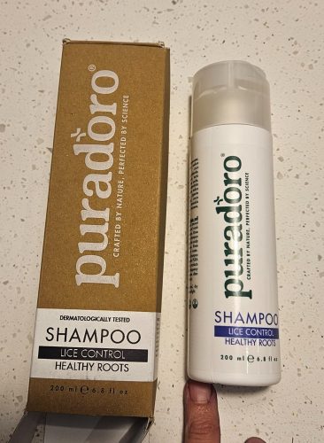Lössavvisande schampo & Friska hårsäckar – Eliminera löss och ägg, rengör och skyddar 200ml photo review