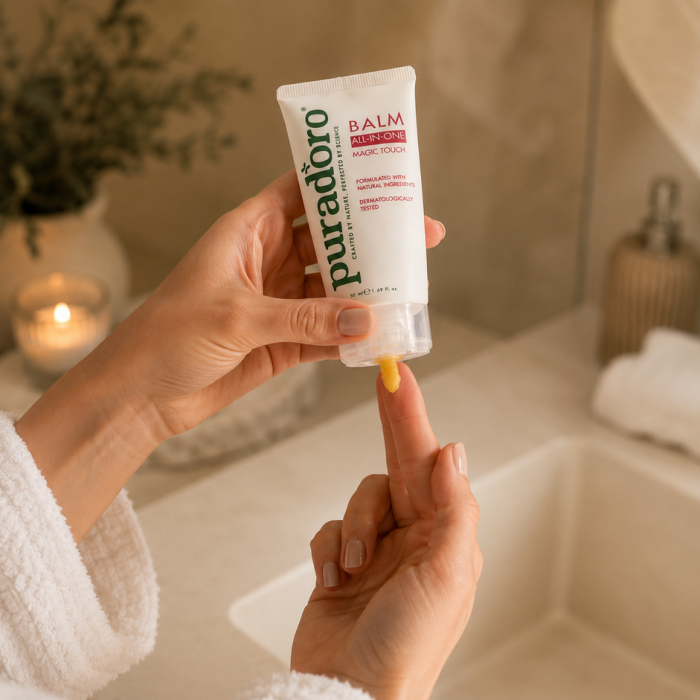 Balsam Magic Touch All-In-One – Multifunktionell vård för hud, hår och läppar 50ml - Bild 3